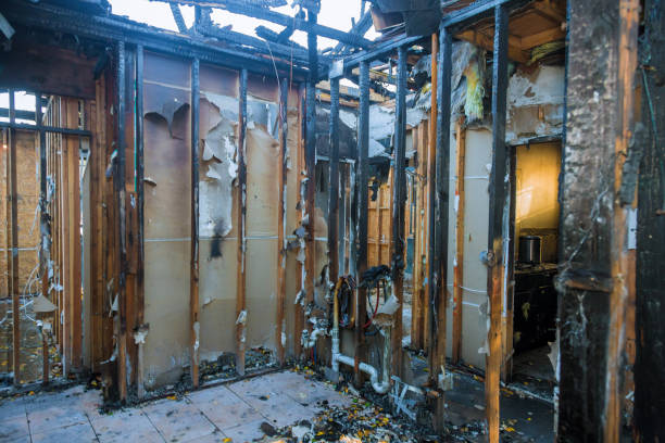 Professional Fire Damage Removal technician working in Plainsboro, NJ